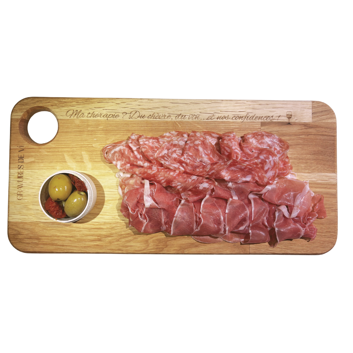 Planche Apéro en bois de chêne à personnaliser – Image 2